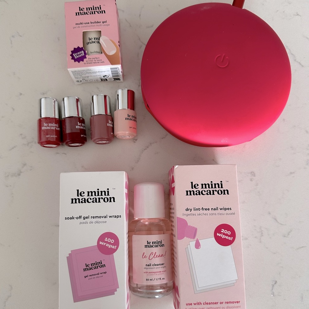 Le mini macaron gel nail kit